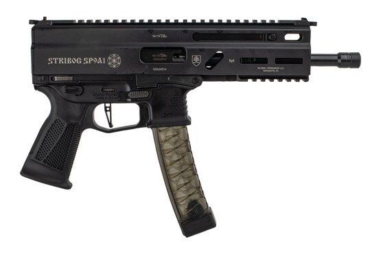 Stribog SP9A1 with SB Tactical folding brace is a handy 9mm pistol